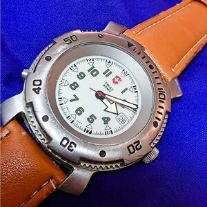 Swiss Army Rare Vintage Collectible Inidglo Men's Watch 40mm Swiss Made